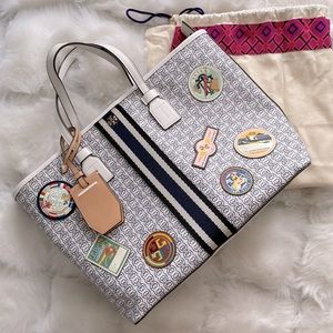 Tory Burch Canvas Patch Tote